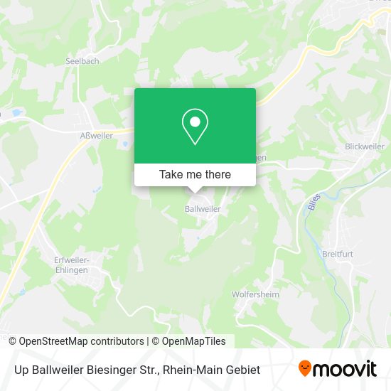 Карта Up Ballweiler Biesinger Str.
