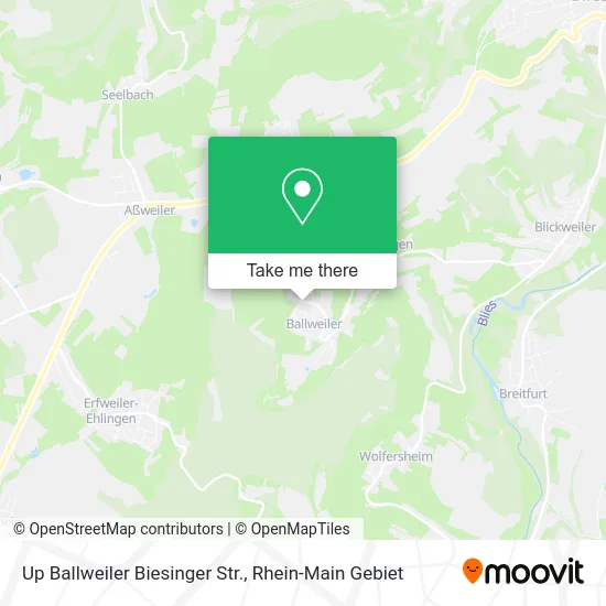Карта Up Ballweiler Biesinger Str.