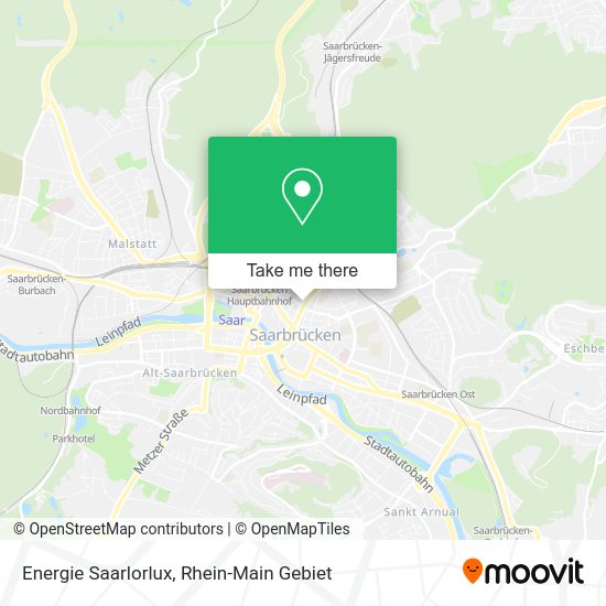 Карта Energie Saarlorlux