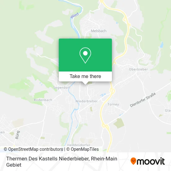 Карта Thermen Des Kastells Niederbieber