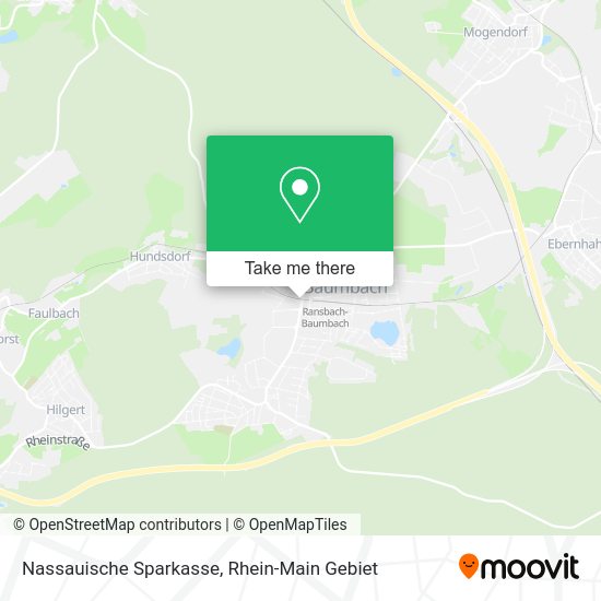 Карта Nassauische Sparkasse