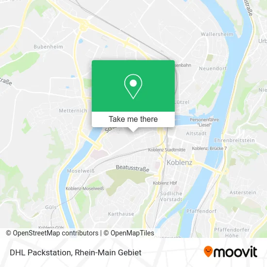 Карта DHL Packstation