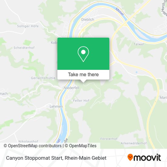 Карта Canyon Stoppomat Start