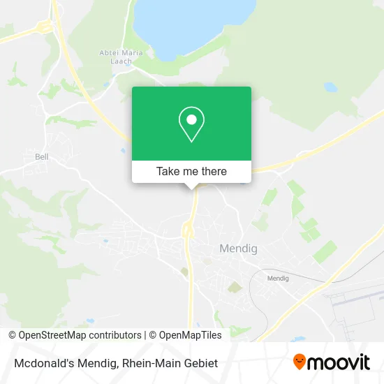 Карта Mcdonald's Mendig