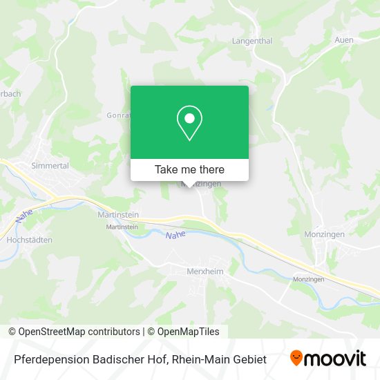 Карта Pferdepension Badischer Hof