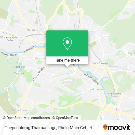 Карта Thepschlorng Thaimassage