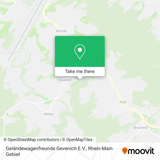 Карта Geländewagenfreunde Gevenich E.V.