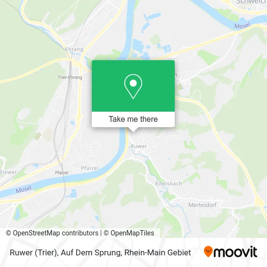 Карта Ruwer (Trier), Auf Dem Sprung
