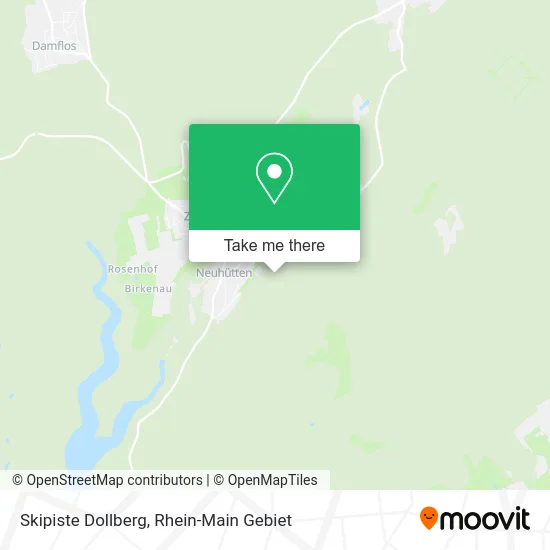 Карта Skipiste Dollberg