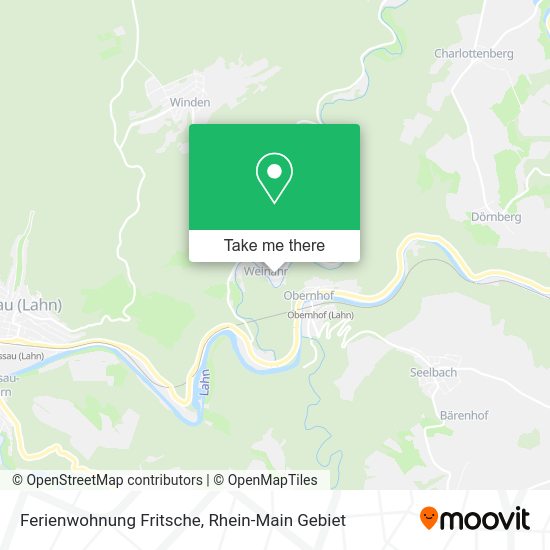 Карта Ferienwohnung Fritsche