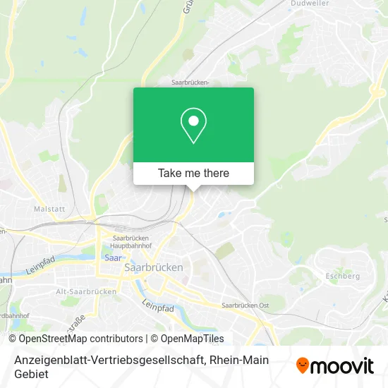Карта Anzeigenblatt-Vertriebsgesellschaft