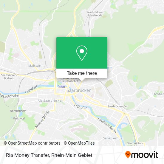 Карта Ria Money Transfer