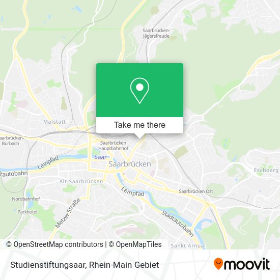 Карта Studienstiftungsaar