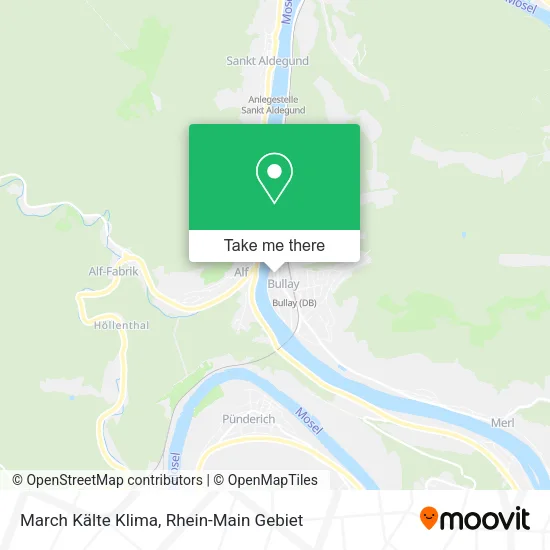 Карта March Kälte Klima