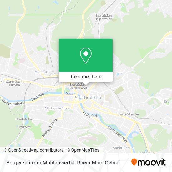 Карта Bürgerzentrum Mühlenviertel