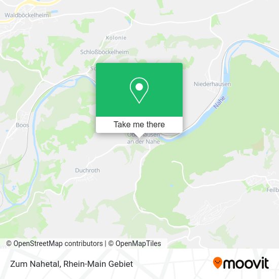 Карта Zum Nahetal