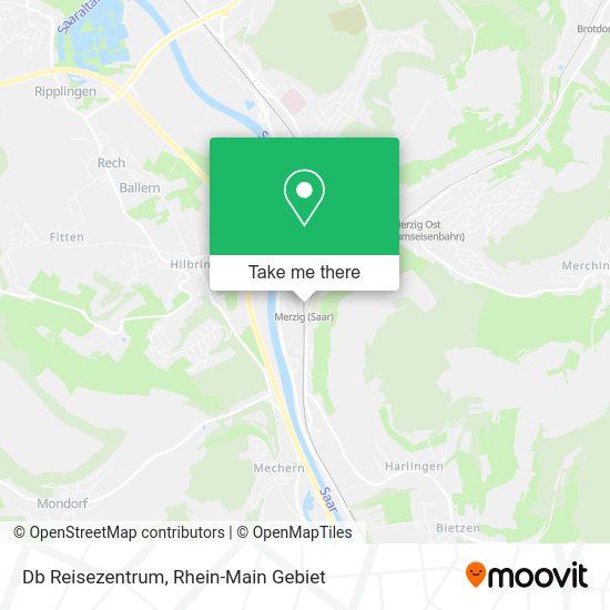 Карта Db Reisezentrum