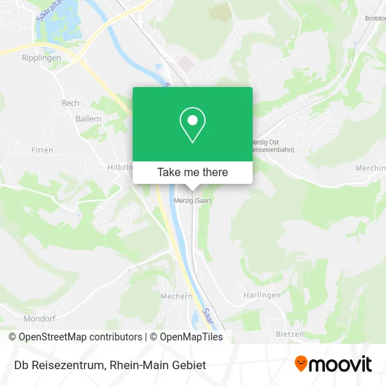 Карта Db Reisezentrum