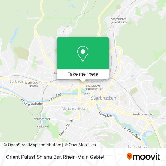 Карта Orient Palast Shisha Bar