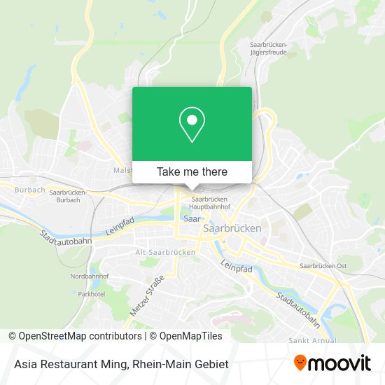 Карта Asia Restaurant Ming