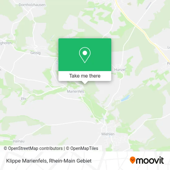 Карта Klippe Marienfels