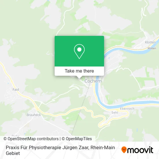 Карта Praxis Für Physiotherapie Jürgen Zaar