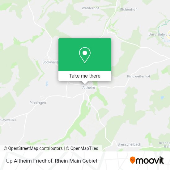 Карта Up Altheim Friedhof