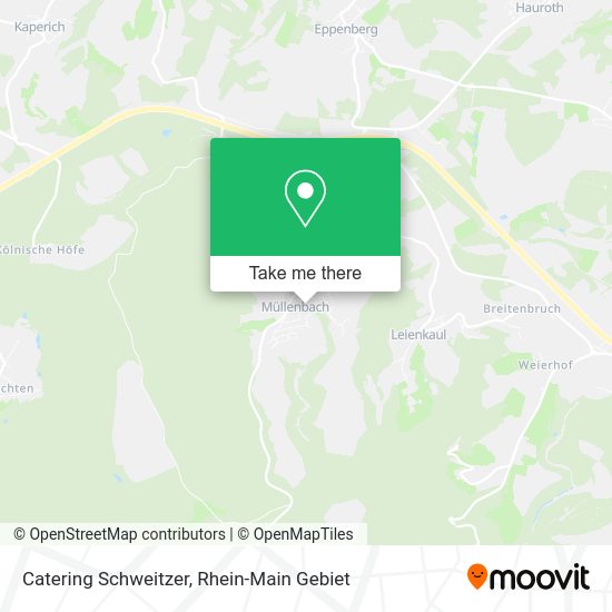 Карта Catering Schweitzer