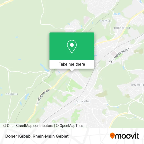 Карта Döner Kebab