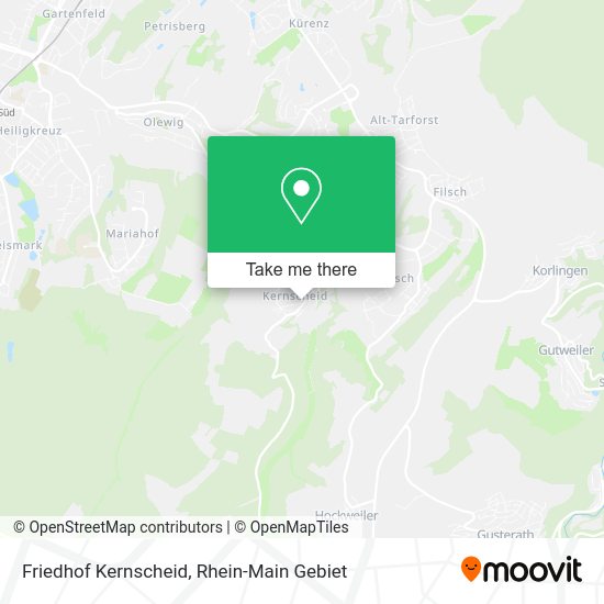 Карта Friedhof Kernscheid