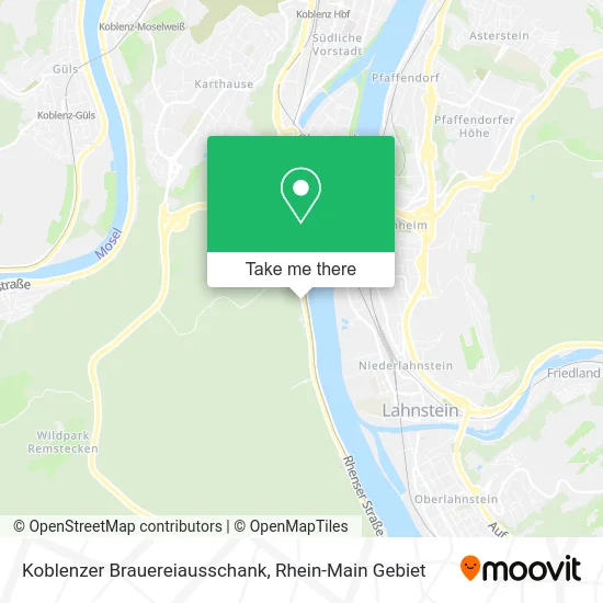 Карта Koblenzer Brauereiausschank