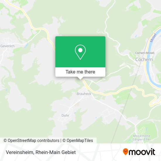 Карта Vereinsheim