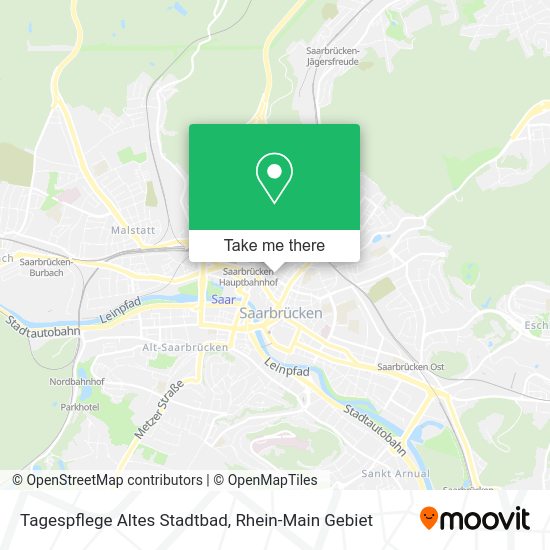 Карта Tagespflege Altes Stadtbad
