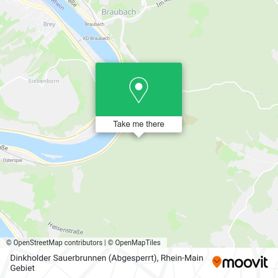 Карта Dinkholder Sauerbrunnen (Abgesperrt)