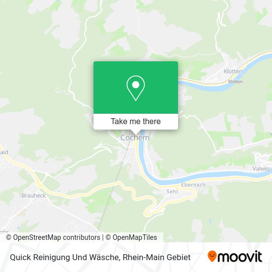 Карта Quick Reinigung Und Wäsche