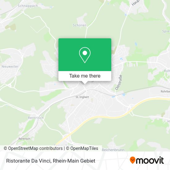 Карта Ristorante Da Vinci