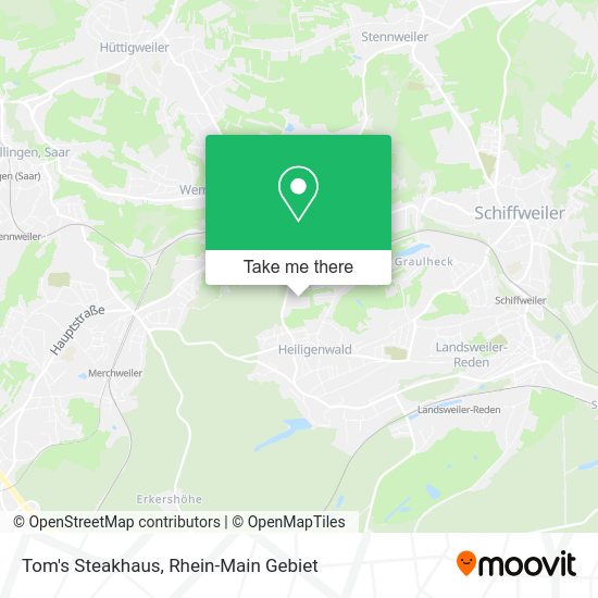 Карта Tom's Steakhaus