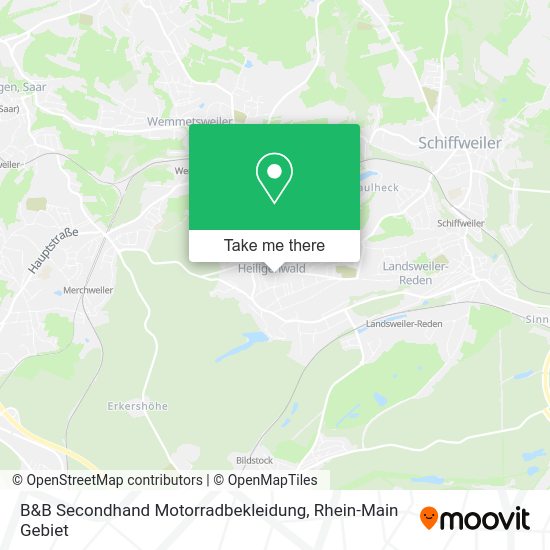 Карта B&B Secondhand Motorradbekleidung