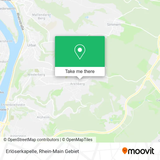 Карта Erlöserkapelle