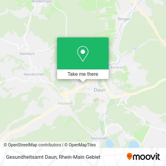 Карта Gesundheitsamt Daun