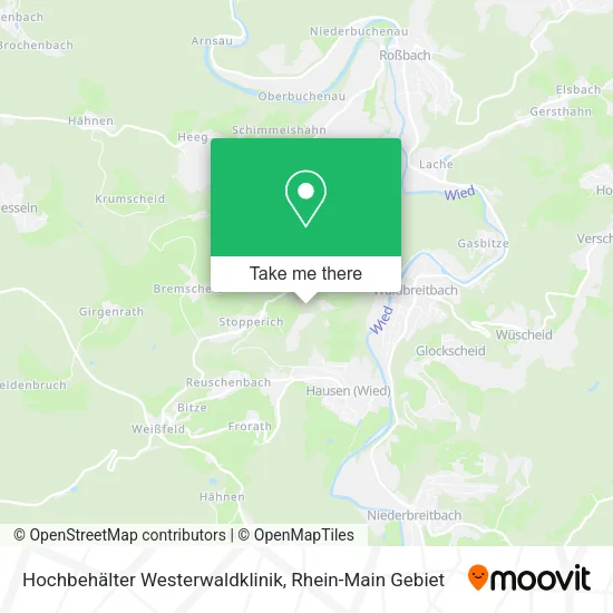 Карта Hochbehälter Westerwaldklinik