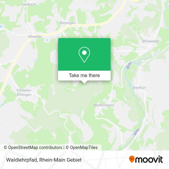 Карта Waldlehrpfad