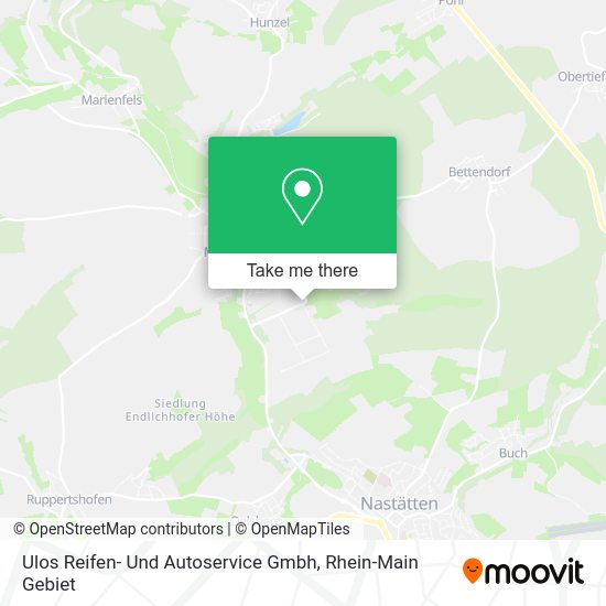 Карта Ulos Reifen- Und Autoservice Gmbh