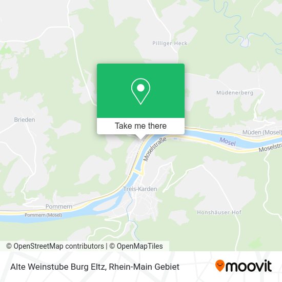 Карта Alte Weinstube Burg Eltz
