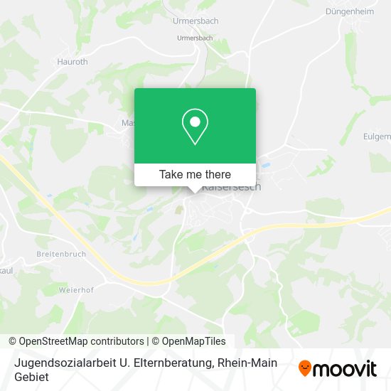 Карта Jugendsozialarbeit U. Elternberatung