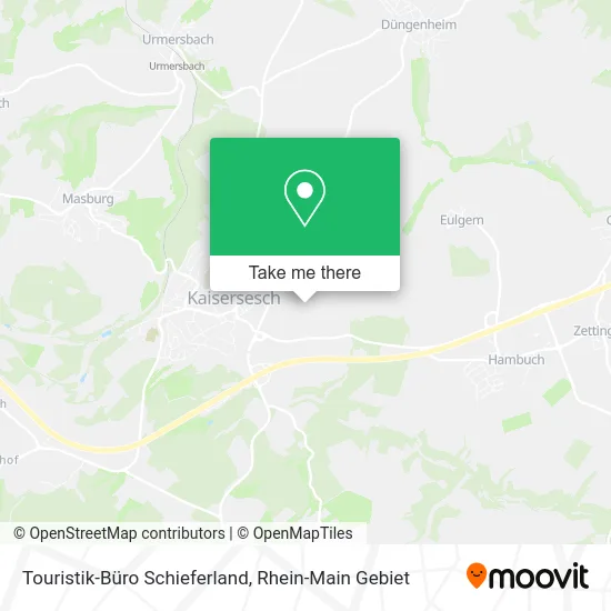 Карта Touristik-Büro Schieferland
