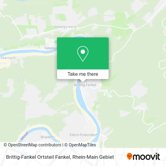 Карта Brittig-Fankel Ortsteil Fankel