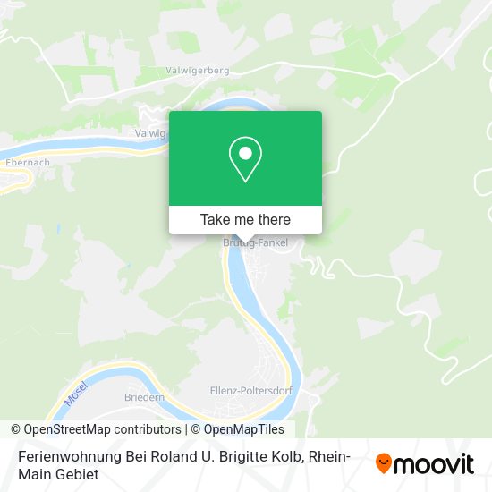 Карта Ferienwohnung Bei Roland U. Brigitte Kolb