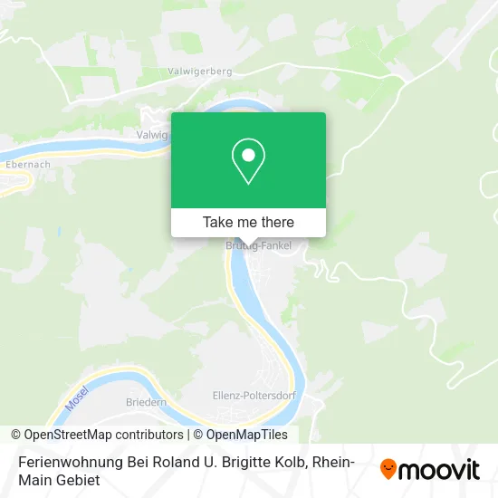 Карта Ferienwohnung Bei Roland U. Brigitte Kolb