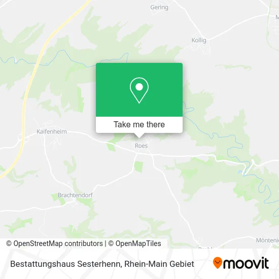 Bestattungshaus Sesterhenn map